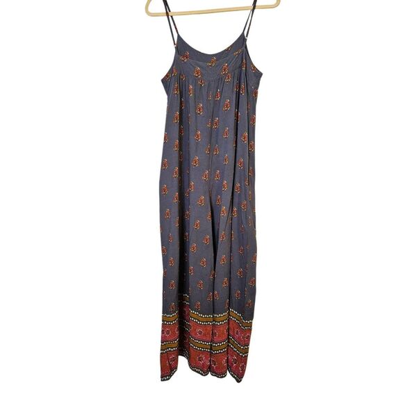 Stylish Women's Jumpsuit in Blue and Red - Picture 3 of 5